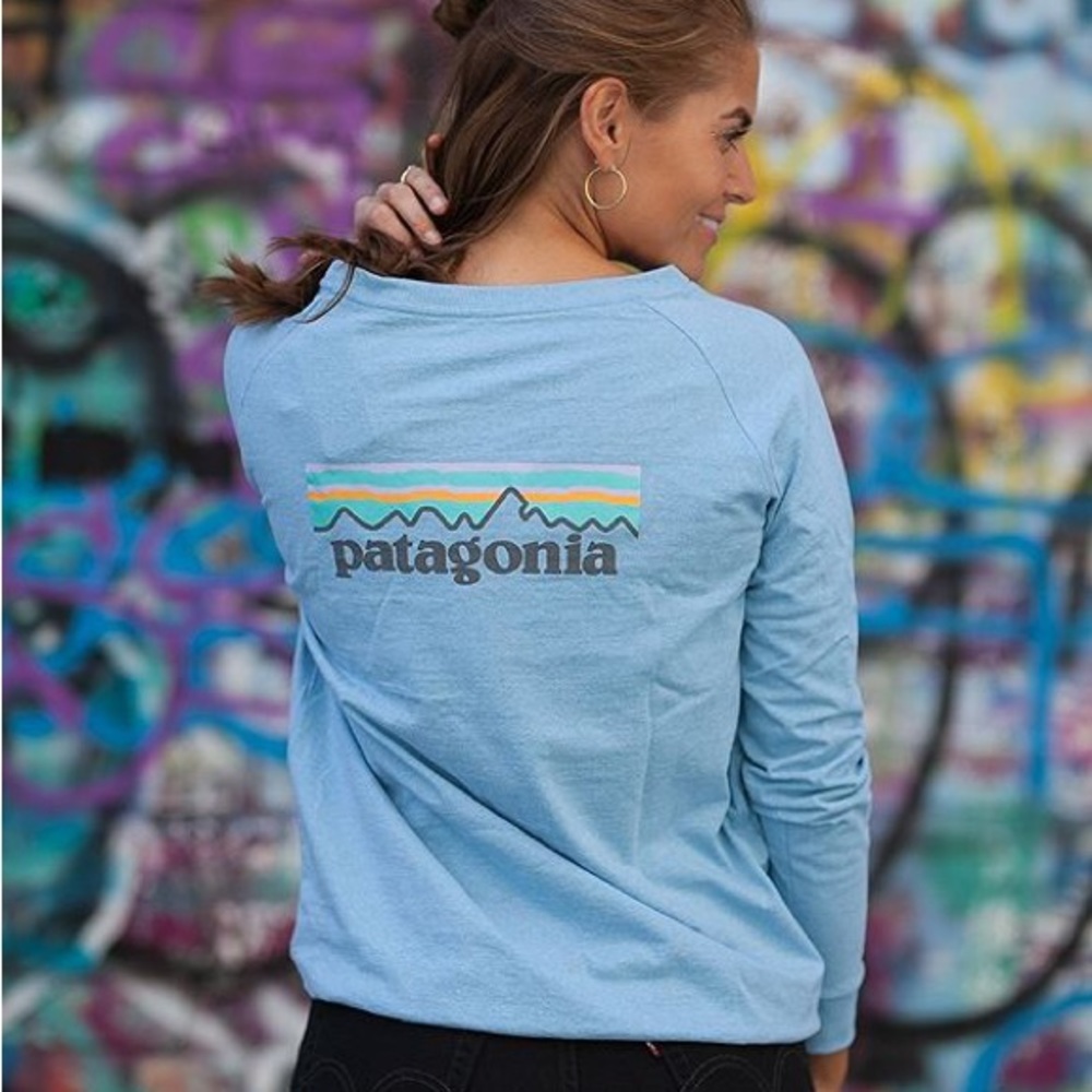 Patagonia Light Blue Long Sleeve
